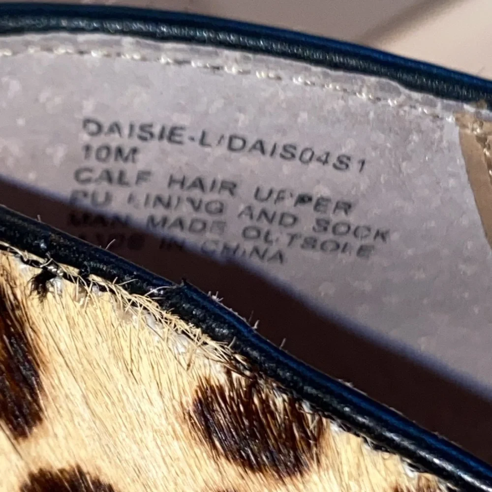 Steve Madden  Women’s Heels, fur dyed leopard print, 4.5 inch heels , Size 10 M - Picture 6 of 14